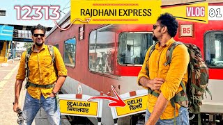 12313 Sealdah To New Delhi Rajdhani Express  Sealdah Rajdhani Express 3AC 14 Hours Train Journey [upl. by Bergh483]