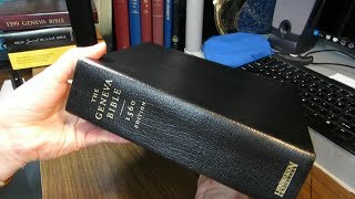 The 1560 Geneva Bible in Black Genuine Leather [upl. by Rosalee]