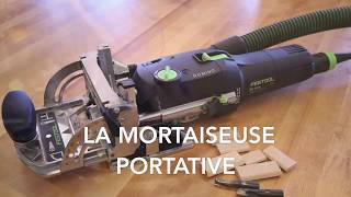 La Mortaiseuse portative Festool Domino DF 500 [upl. by Cahra]