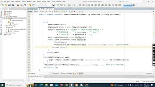 Connect java with msql database3 [upl. by Nilauqcaj625]