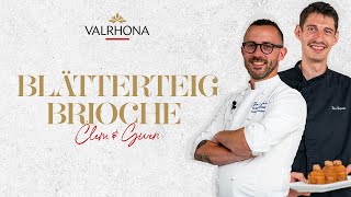 BlätterteigBrioche mit Schokolade und Tonkabohne  Valrhona Learn from the Best [upl. by Anabal]