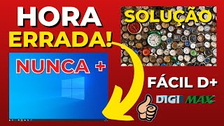 Como corrigir ERRO da data e HORA do windows Relógio do PC atrasado DATA e HORA do pc não atualiza [upl. by Eastlake]