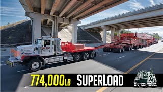 774000 lb Transformer Superload  Beyel Brothers Crane amp Rigging [upl. by Julian]