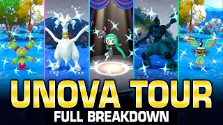 UNOVA TOUR FULL BREAKDOWN  POKÉMON GO [upl. by Nanice]