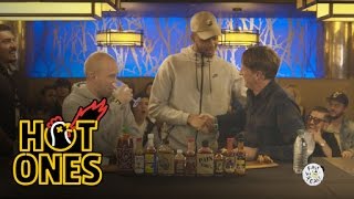 Tony Hawk Eats Spicy Wings LIVE at ComplexCon  Hot Ones [upl. by Erehc]