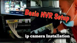 Hikvision Latest Version NVR IP Camera installation  Basic NVR Set Up [upl. by Guillermo16]