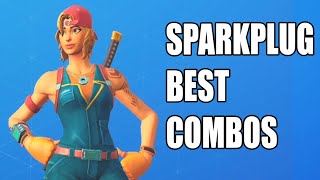 Best Combos for SPARKPLUG Skin  Fortnite [upl. by Meng835]