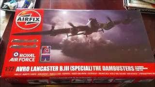 Airfix Avro Lancaster BIII Special quotDambustersquot 172 Step by Step Build [upl. by Lertsek883]