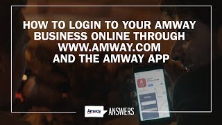 Amway Web amp App IBO Resources Manage Your Remote Business Online  Amway [upl. by Emmaline]