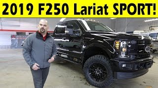 2019 Ford F250 Lariat Sport Exterior amp Interior Walkaround [upl. by Akenna13]