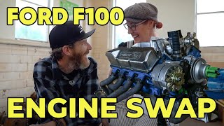 Ford Engine Swap amp F100 Restoration  Extra Good [upl. by Guglielmo]