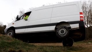 Sprinter 4x4 311 CDI Test Offroad Allrad Iglhaut Low range Camper [upl. by Nileuqaj]