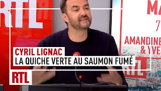 Cyril Lignac  la quiche verte au saumon fumé [upl. by Arber]