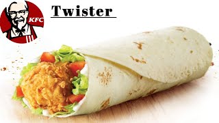 KFC Zinger Twister Recipe  KFC Twister Wrap Recipe  How To Make Delicious KFC Wrap At Home [upl. by Greenstein]