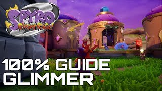 Spyro 2 Riptos Rage Reignited 100 Guide GLIMMER ALL ORBS GEMS [upl. by Ahsitruc359]