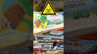 GALLETAS TOSTARICA CON ACEITE DE PALMA ⚠️ alimentos dulce galletas [upl. by Tabbitha]