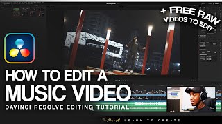 How to Edit Music Videos  DaVinci Resolve  FREE Raw Music Video Clips to Edit [upl. by Gray]