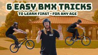 6 beginner bmx tricks  Easy To Learn At Any Age [upl. by Pattani]