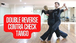 Double Reverse Spin Reverse Turn amp Contra Check  Tango [upl. by Fields]