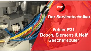 Fehler E31 Bosch Siemens Neff Geschirrspüler [upl. by Uv242]