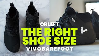 VIVOBAREFOOT SHOES  Finding the Right or Left Shoe Size [upl. by Zelazny84]