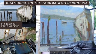 TRYING CANSON OIL PAINTING PAPER plein air with Jon Bradham [upl. by Lecirg]