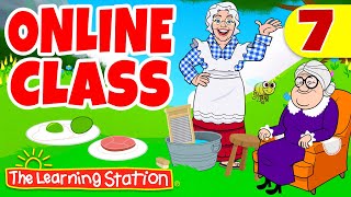 Online  Virtual Class Learning 7 ♫ Happy Dance Learning FUN ♫ Kids Songs by The Learning Station [upl. by Eerazed]