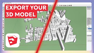 🏞️ SketchUp  Télécharger un Modèle Numérique de Terrain en Relief MNT  Tutoriel [upl. by Filahk]