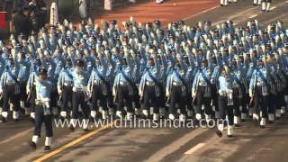 Indian Air Force marches ahead Republic Day 2016 [upl. by Drye942]