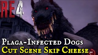 RE4 PlagaInfected Dog Colmillos Combat Tips Resident Evil 4 Remake  Pro Vs Cheese [upl. by Capello]