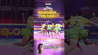 Kabbadi raid indiasportskabaddi kabbadi prokabaddihighlights trend [upl. by Hcra]