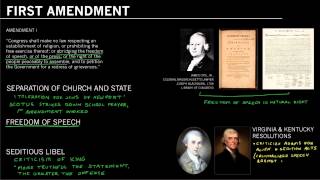 First Amendment to the US Constitution [upl. by Amandi]