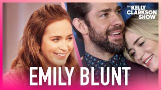 John Krasinski Wowed Emily Blunt With His A Quiet Place Part II Pitch [upl. by Bunting]