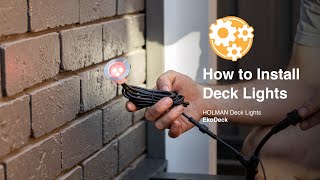 How to install Holman Deck Lights with Ekodeck [upl. by Vanya]