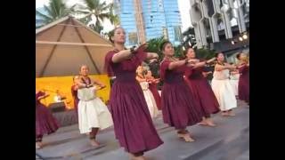 Hālau Hula Ka Lehua Tuahine  quotNo Luna I Ka Hale Kai No Ka Maʻalewaquot [upl. by Corrinne]