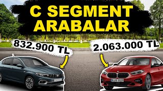 C Segment Arabalar Fiyatı ve Özellikleri  En İyi C Segment Araba Hangisi [upl. by Primavera]