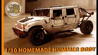 RC CRAWLER  HOMEMADE HUMMER BODY [upl. by Ainna]