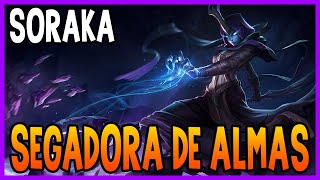 SKIN de Soraka SEGADORA DE ALMAS  League of Legends [upl. by Branch]