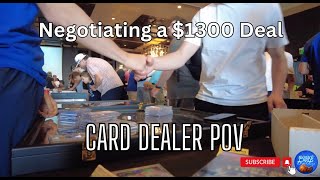 Dealer Perspective at the Fishtown Card Show 10 Deals1300 Cash Out [upl. by Ahsiemak725]