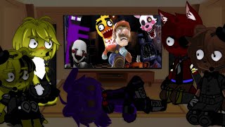 Fnaf 1 reacts to SMG4 return to freddys Spaghettiria [upl. by Berstine]