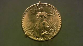 1933 SaintGaudens American Gold Double Eagle  viewing the 75 million dollar coin [upl. by Yul]