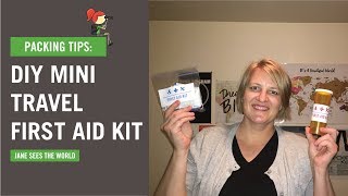 DIY Mini Travel First Aid Kit  Free Printable Labels and Checklist [upl. by Francklin]