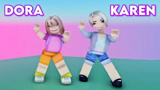 ✨Dora and Karen✨ Did This Trend  Roblox 2024 TikTok meme Edit HandN [upl. by Einiffit]