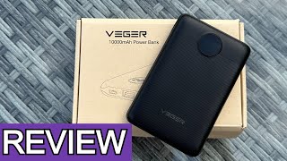 Veger 10000 mAh Power Bank Review [upl. by Eisoj]