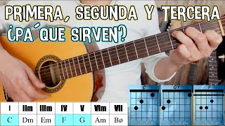 Primera segunda y tercera en guitarra  ¿Qué son cómo se hacen y para que sirven  ¡Cómo usarlas [upl. by Ullyot]