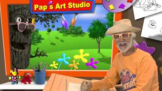 Paps ArtVentures  Episode 1  Drawing an Alligator  Starring Pappy Drewitt from Pappyland [upl. by Floyd604]