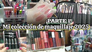 ¡MI COLECCIÓN DE MAQUILLAJE 2025 PARTE 1  SKINCARE BROCHAS DELINEADORES LABIALES Y GLOSSES 🇦🇷 [upl. by Amerd415]