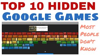 Top 10 Hidden Google Games You didnt Know About [upl. by Nomae]