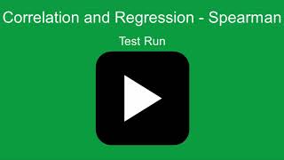 Spearmans Correlation and Regression in SPSS [upl. by Anaeerb935]