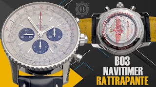 Breitling Navitimer B03 Chronograph Rattrapante AB0311211G1P1 [upl. by Aicxela]